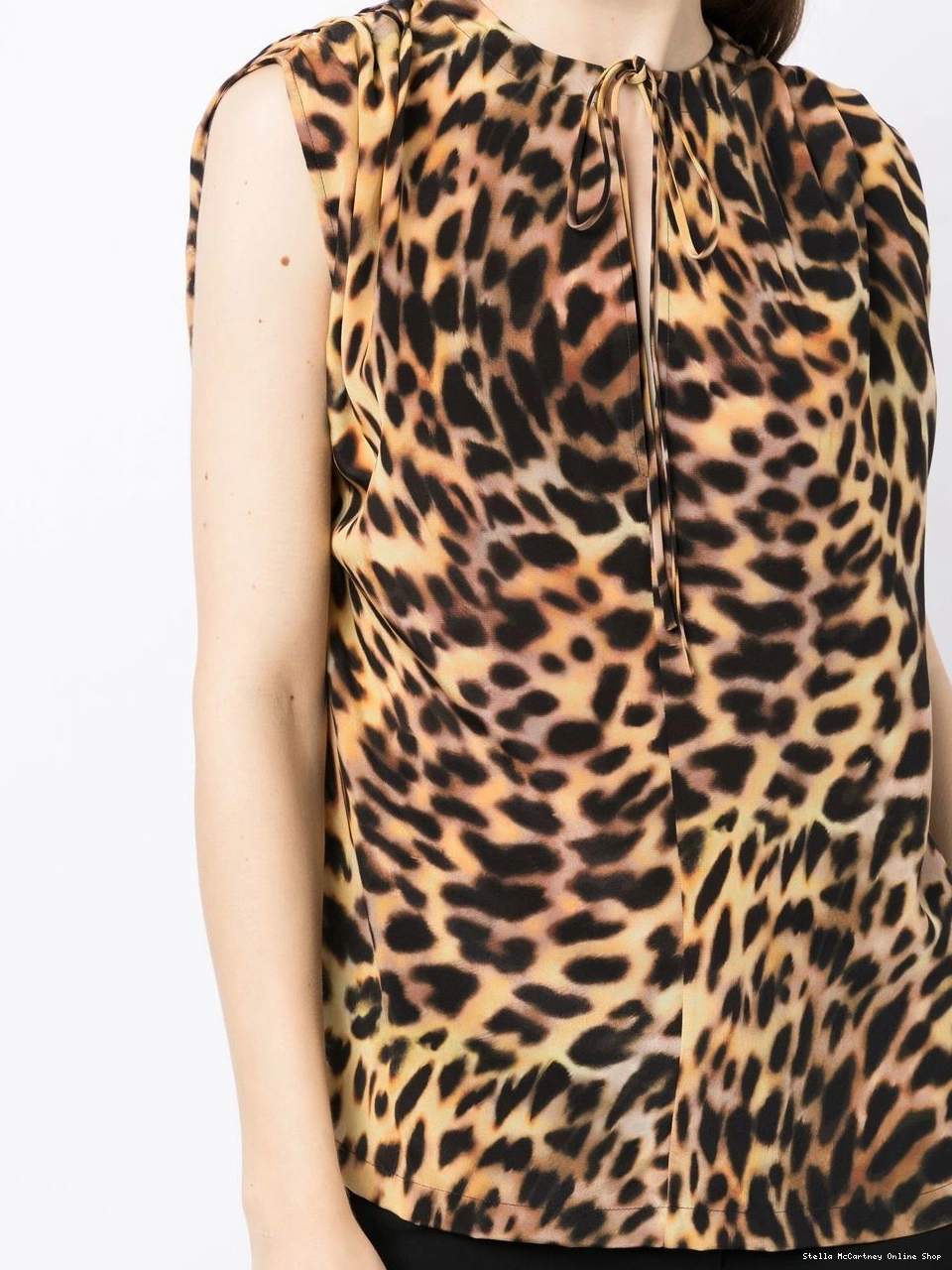 Cheap Stella Women leopard-print silk blouse McCartney 0707